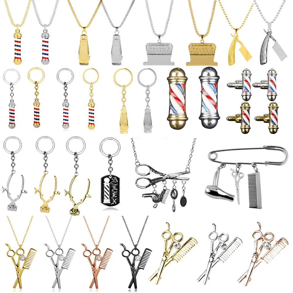 Stainless Steel Blade Razor Necklaces Gothic Punk Men Jewelry  Metal Pendant Keychain Hiphop Accessories