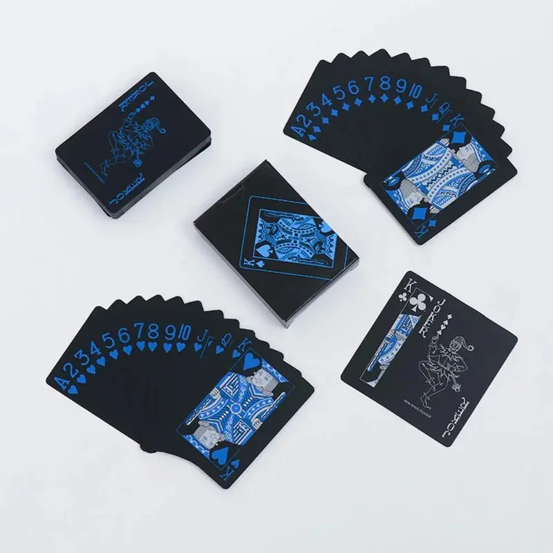 

Waterproof PVC Playing Cards 54-Card Durable Deck for Party Games Cardistry Magic Tricks and Family Fun