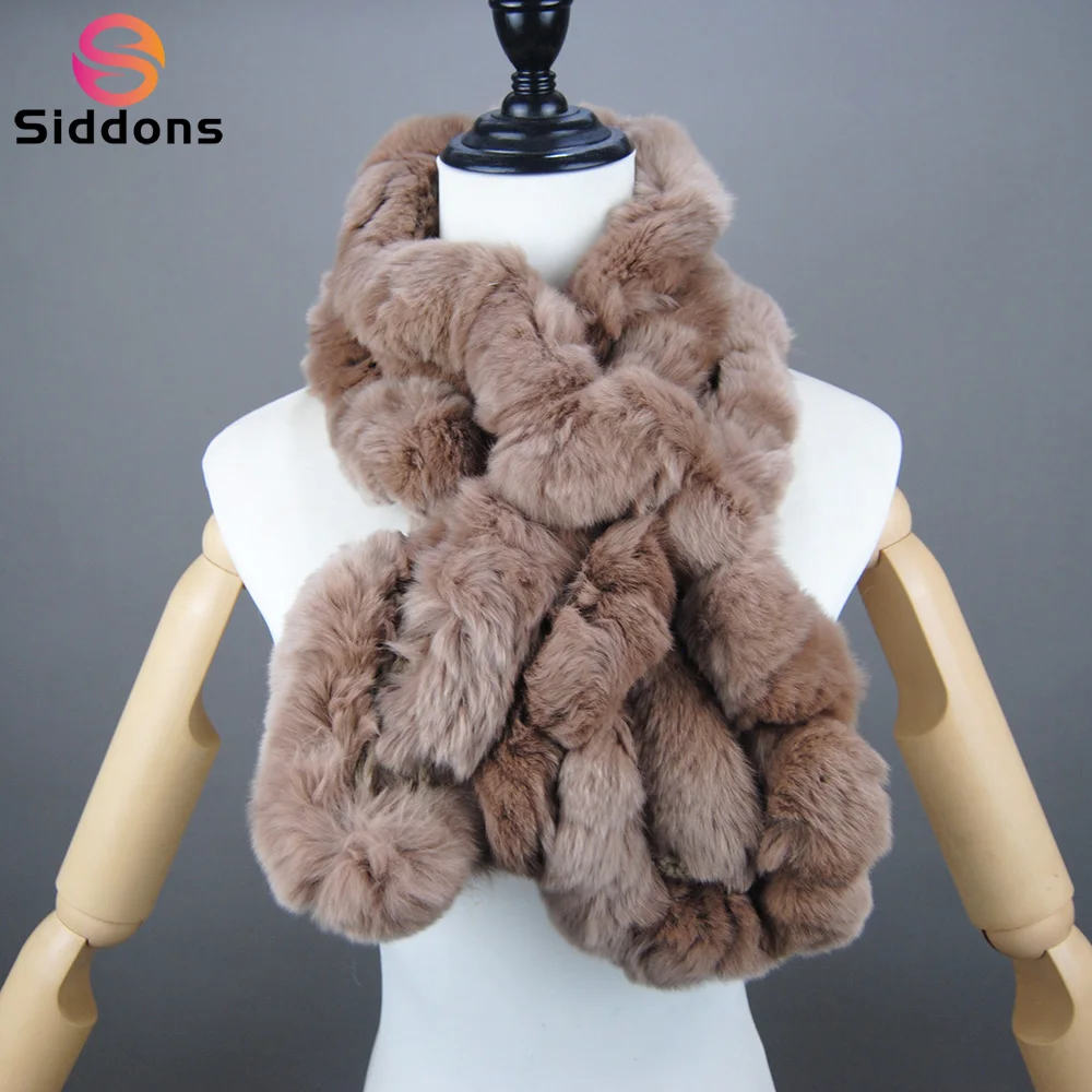 

100% натуральный мягкий шарф из меха кролика рекс, женский теплый глушитель из меха кролика рекс, 2025 г., зимний женский шарф из натурального меха кролика рекс