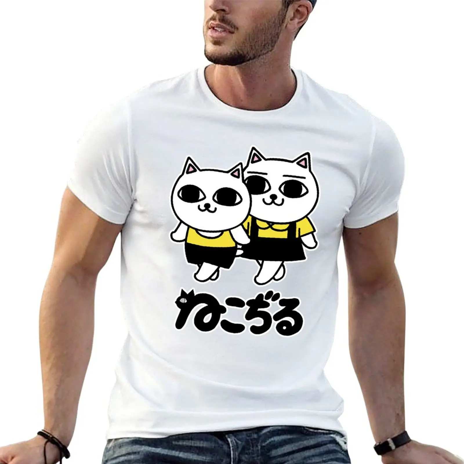 Nekojiru T-Shirt Novelty Print Casual Tee Shirt