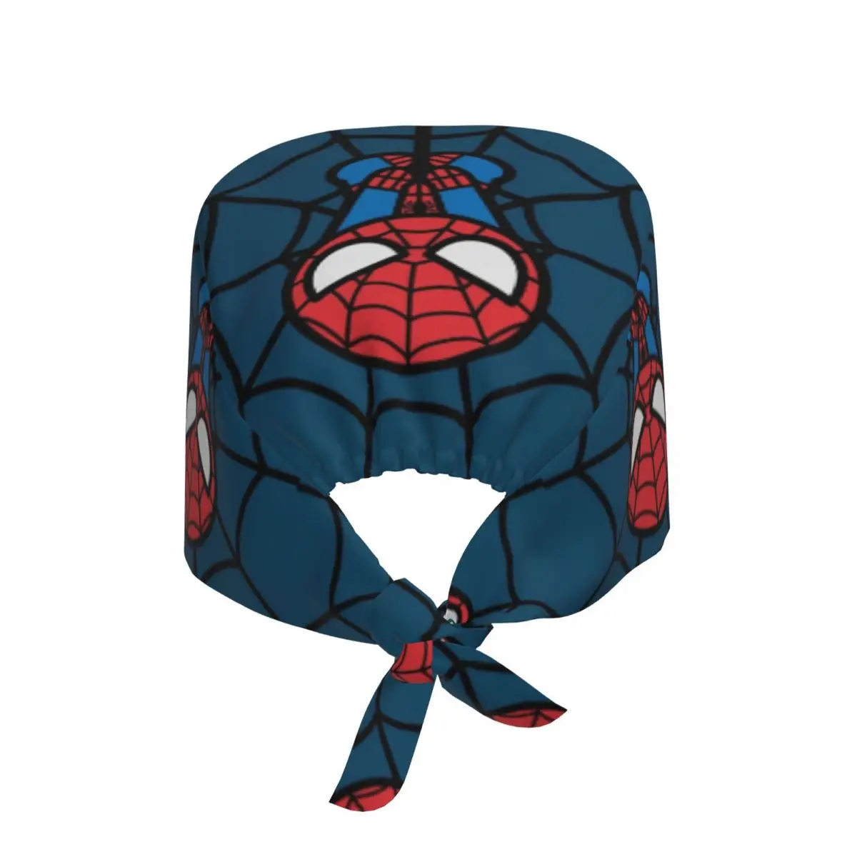 Custom Kawaii S-Spiders M-Man Hanging Upside Down Medical Staff Scrubs Hat Women Men Doctor Nursing Surgical Cap Scrub Caps