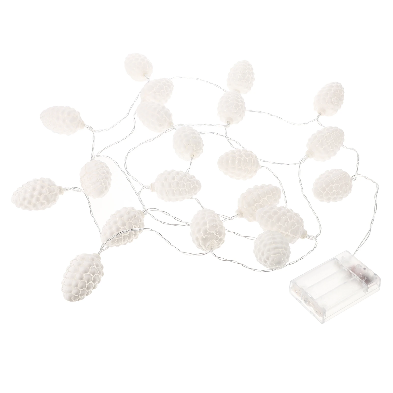 

Pine Cone String Lights Plastic Cones Design Christmas Outdoor Decor Yard LED Party Lamp Energy Saving Anti Rain