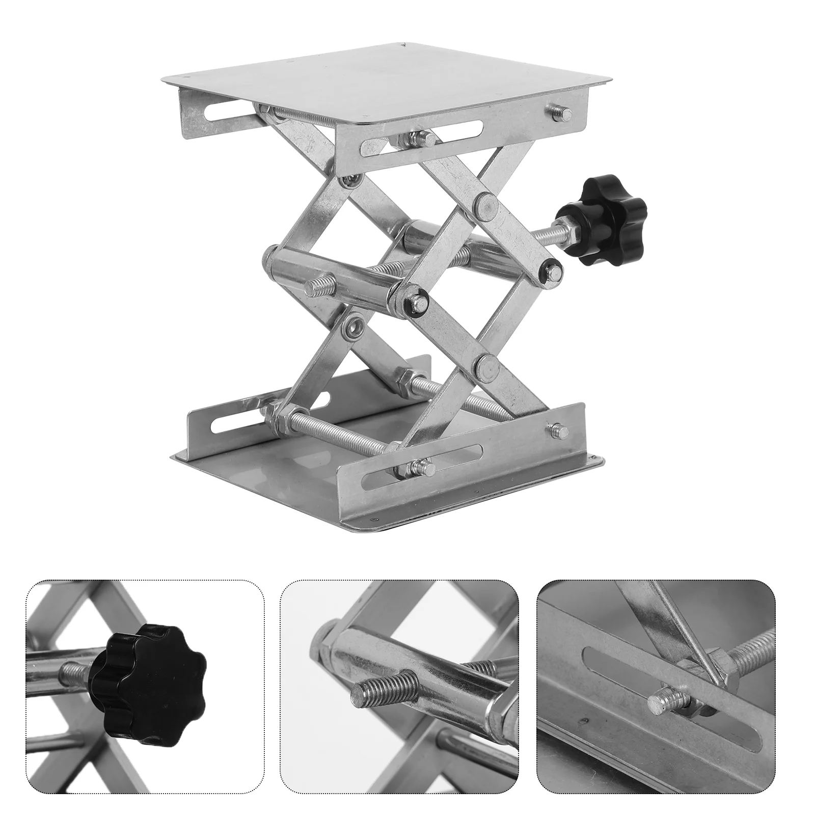 Laboratory Lifting Table Blueberies Scissor The Aluminum Alloy Platform Stand