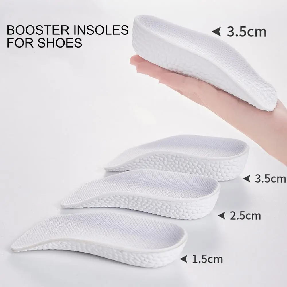 Height Increasing Insoles Shoe Lift Inserts Height Insoles with Arch Support for Women Men Boost Height Comfort with 2 Pairs