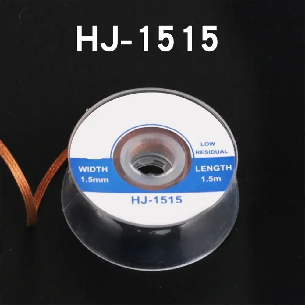 1.5M Desoldering Mesh Braid Tape Copper Welding Point Solder Remover Wire Soldering Wicks Tin Lead Cord Flux For Soldering