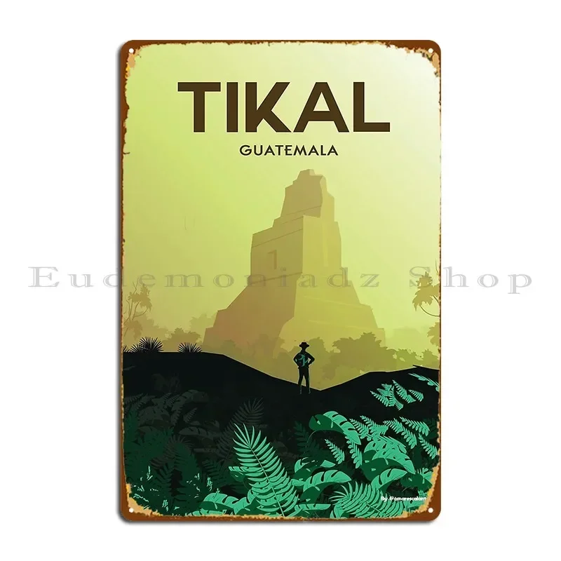 Guatemala Travel Poster Wall Art Metal Sign Party Create Wall Decor Designing Cinema Tin Sign Poster