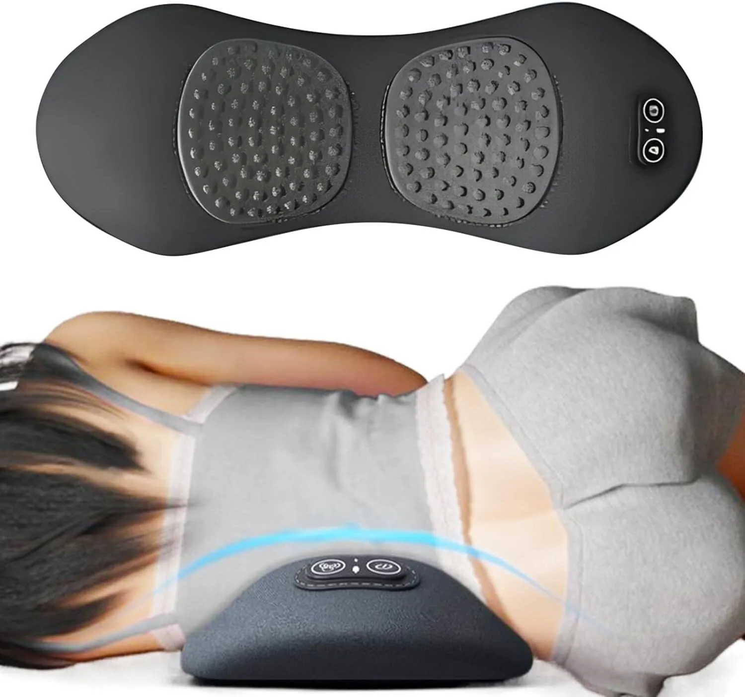 

My Soothe Lab 3 in 1 Back Massager,Smooth Spine Back Massager for Sciatica