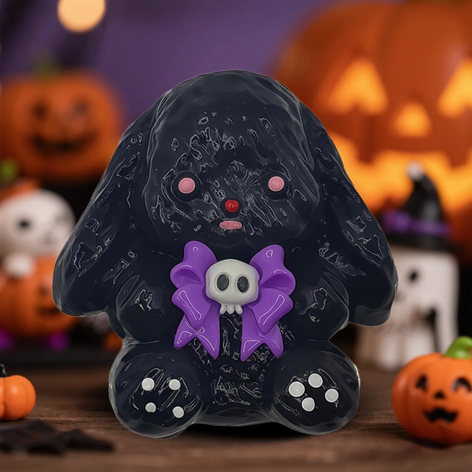 Jeux de saucisses 3 pièces, jouets d'halloween, peluche, jouets anti-Stress collants pour Halloween, sac à cadeaux, fête (flou), Skateboard