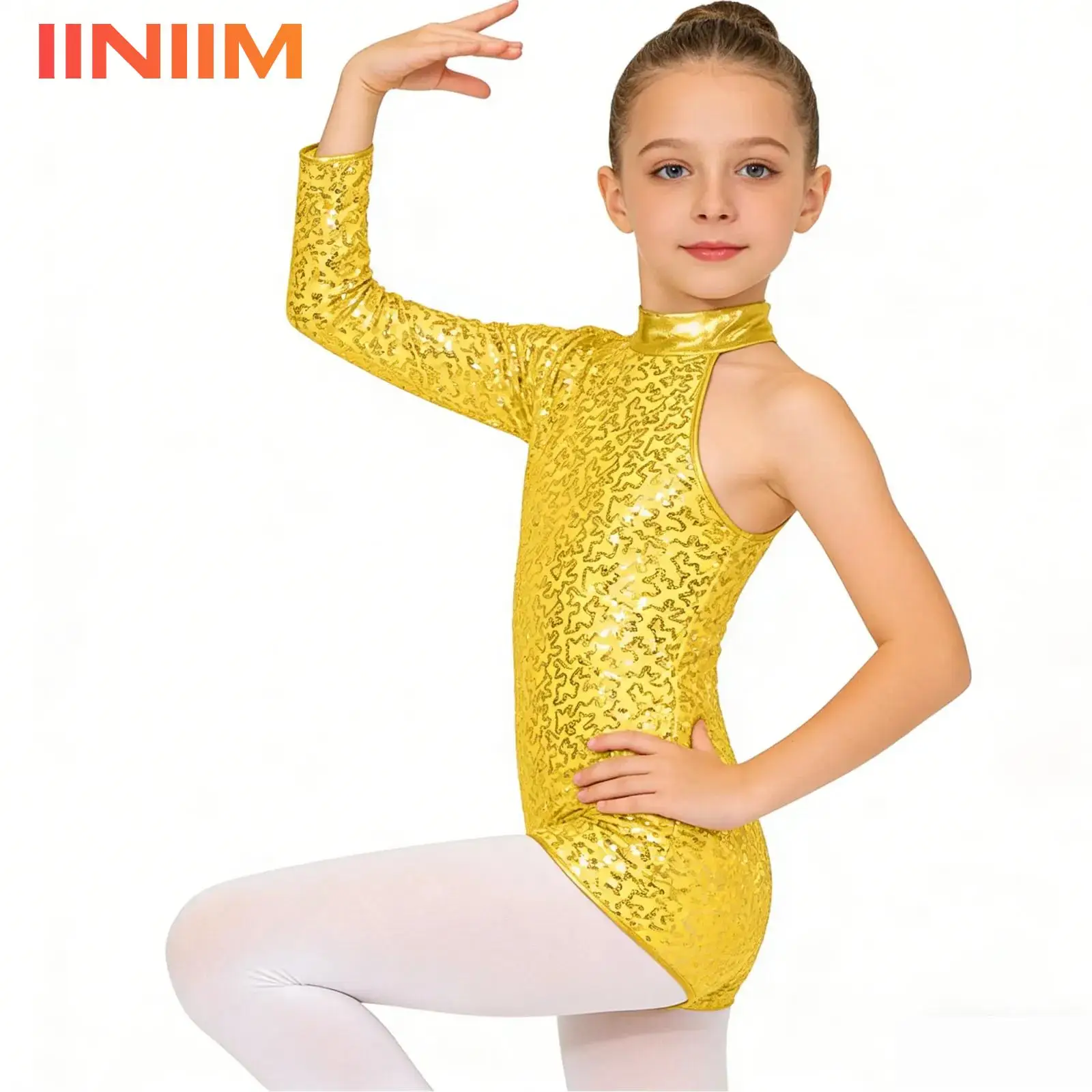 

Kids Girls Gymnastics Ballet Jazz Dance Outfits Unitard Performance Costume Ballet Jersey Dance Leotards Performance Costume