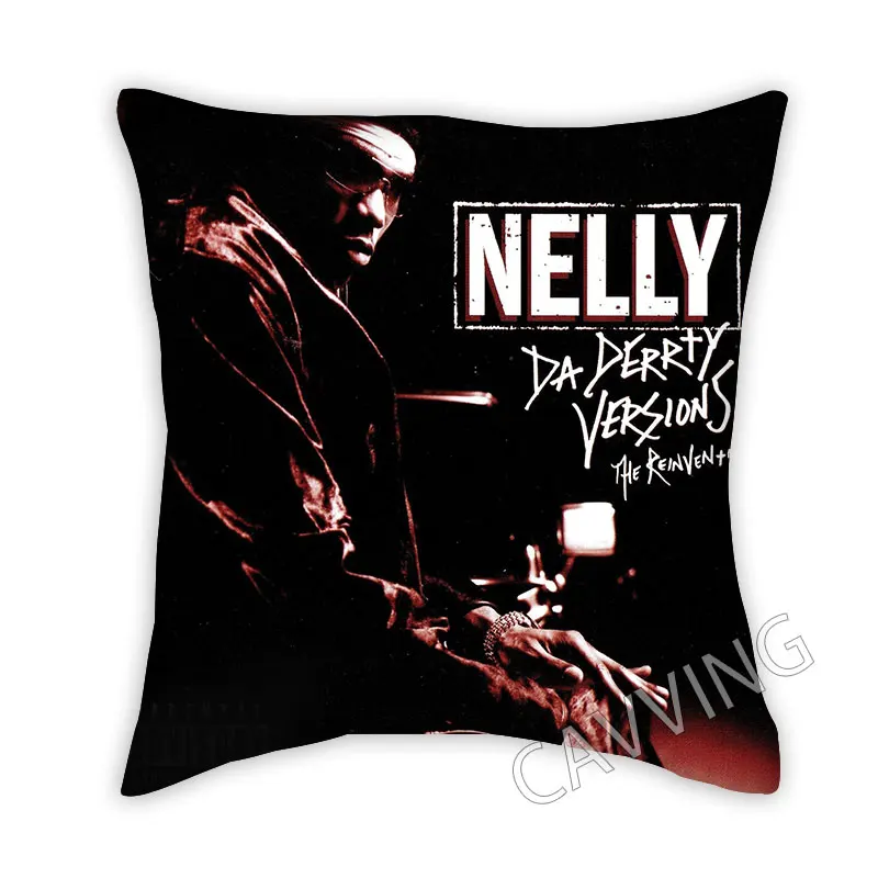 Nelly  3D Printed  Polyester Decorative Pillowcases Throw Pillow Cover Square Zipper Cases Fans Gifts Home Decor