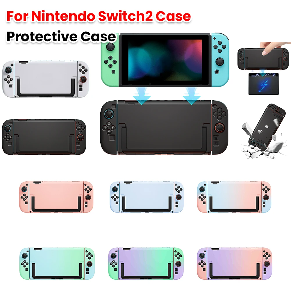 PC Protective Case For Nintendo Switch 2 Split Type Design Scratch-Resistant Shockproof Drop Proof Protective Cover For NS 2