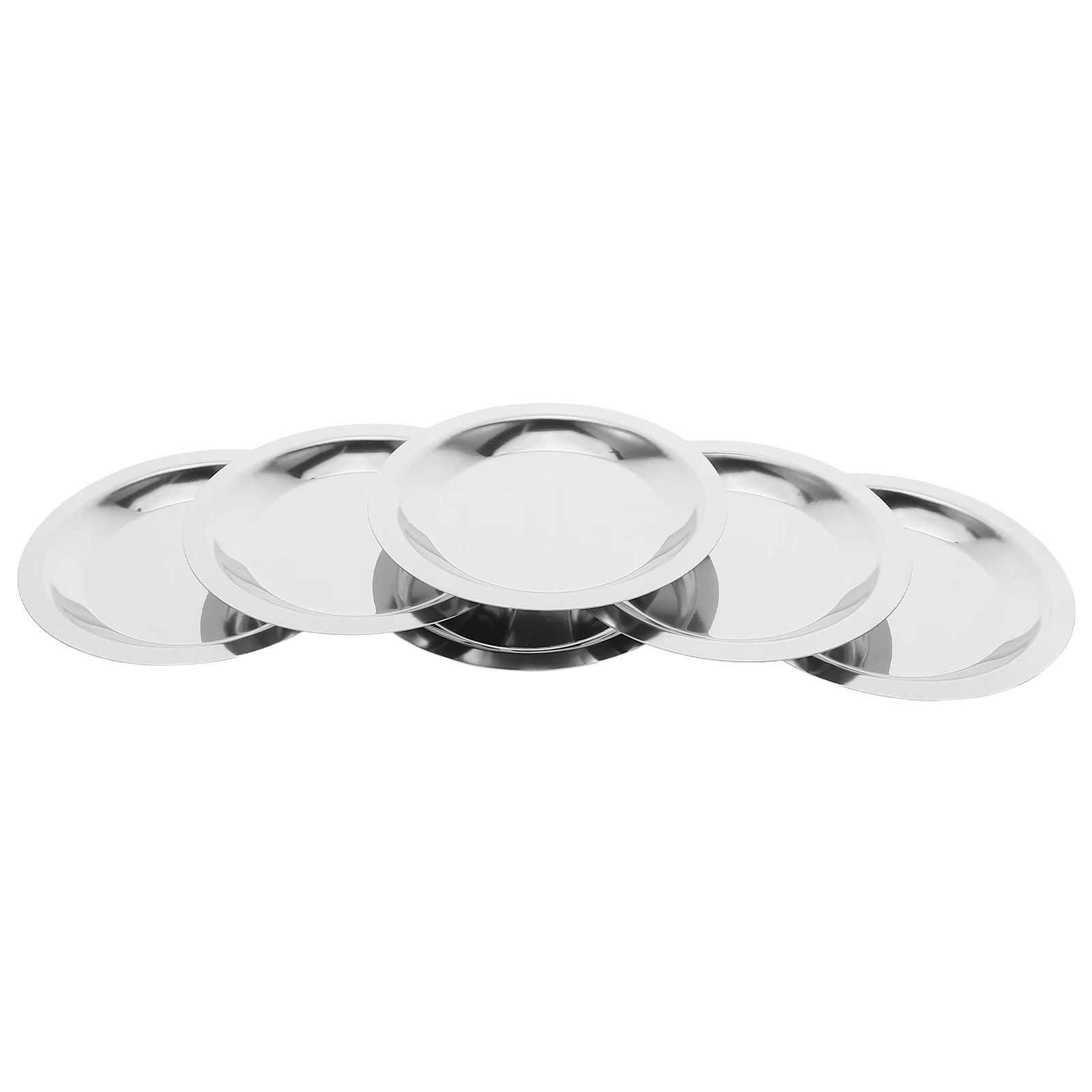

6Pcs Wine Bottle Coaster Stainless Steel Heat Resistant Anti-Scalding Dining Table Pad Reusable Metal Wine Mat