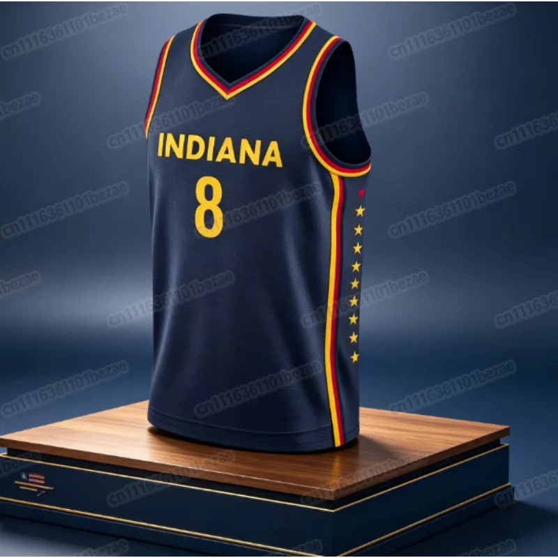 Indiana Sophie Cunningham Basketball Fan Uniform Breathable Sports Vest 3D Printed Street Sports Breathable Vest Family Style