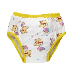 Adult printed little  Bear Rabbit trainning pants/Adult baby brief with padding inside/ adult trainning pant For ddlg diaper