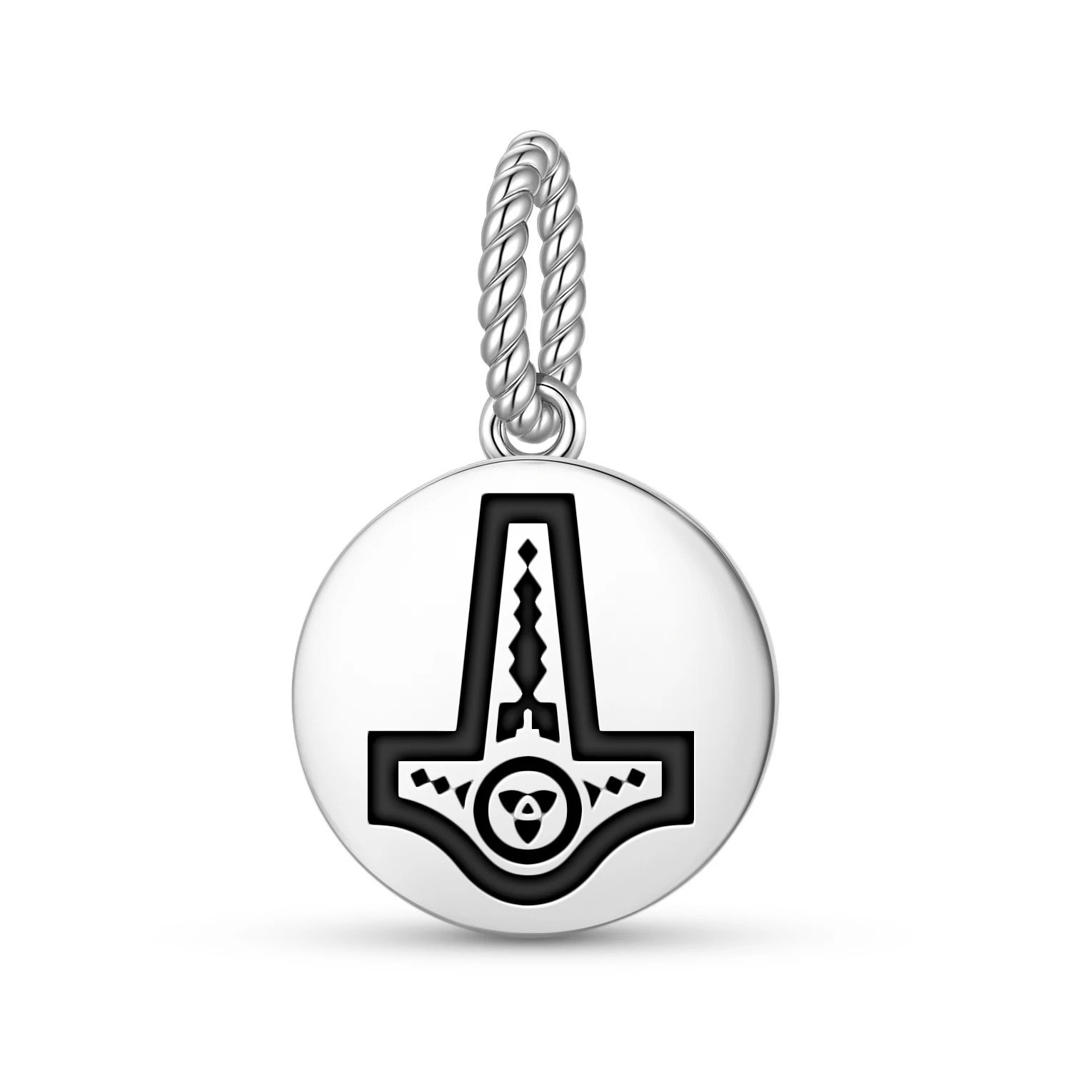 

Mjolnir, скандинавское серебро 925, подвеска из бисера, подвеска «сделай сам», подвеска для браслета, ювелирные изделия, подарок