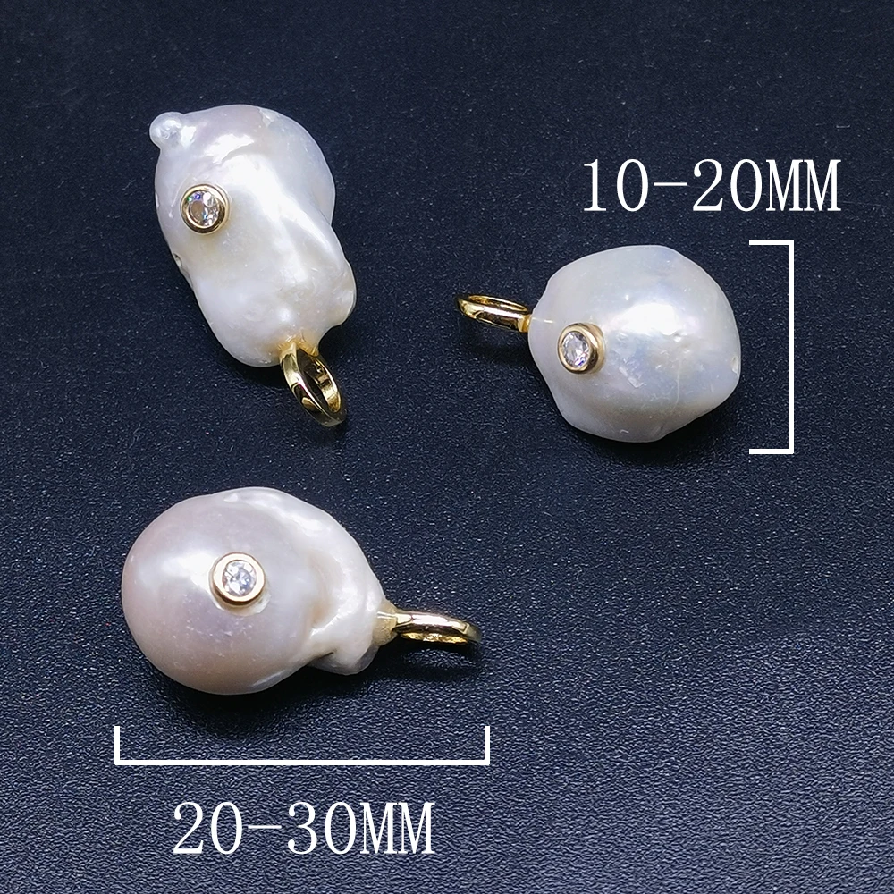 Natural White Shell Baroque Leaf Conch Pendant Bohe Shells Charms for Jewelry Making DIY Necklace Earrings Accessories