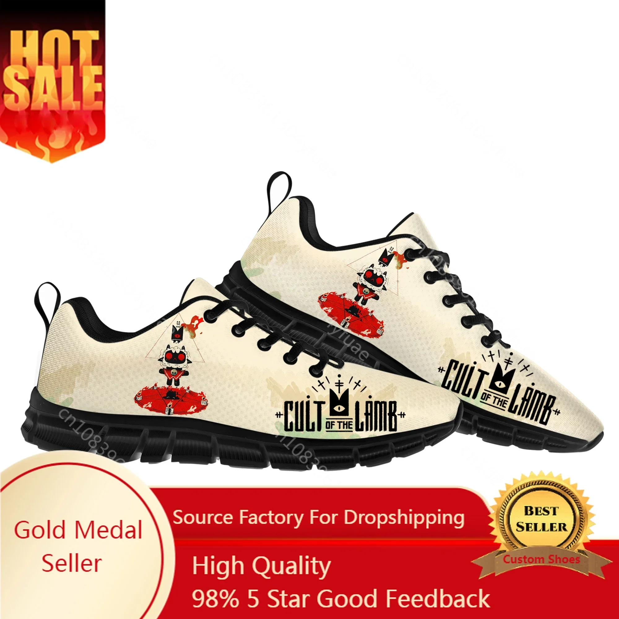

C-Cult Of The Sports Shoes Cartoon Game Men Women Teenager L-Lamb Sneakers Fashion High Quality Sneaker Custom Built Shoes