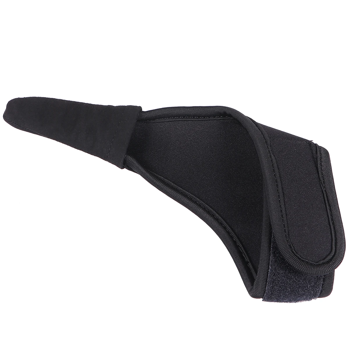 

Single Finger Fishing Gloves Black Polyester Moisture absorbing Quick drying Knitted Wear Skidproof Non slip Sun Protection