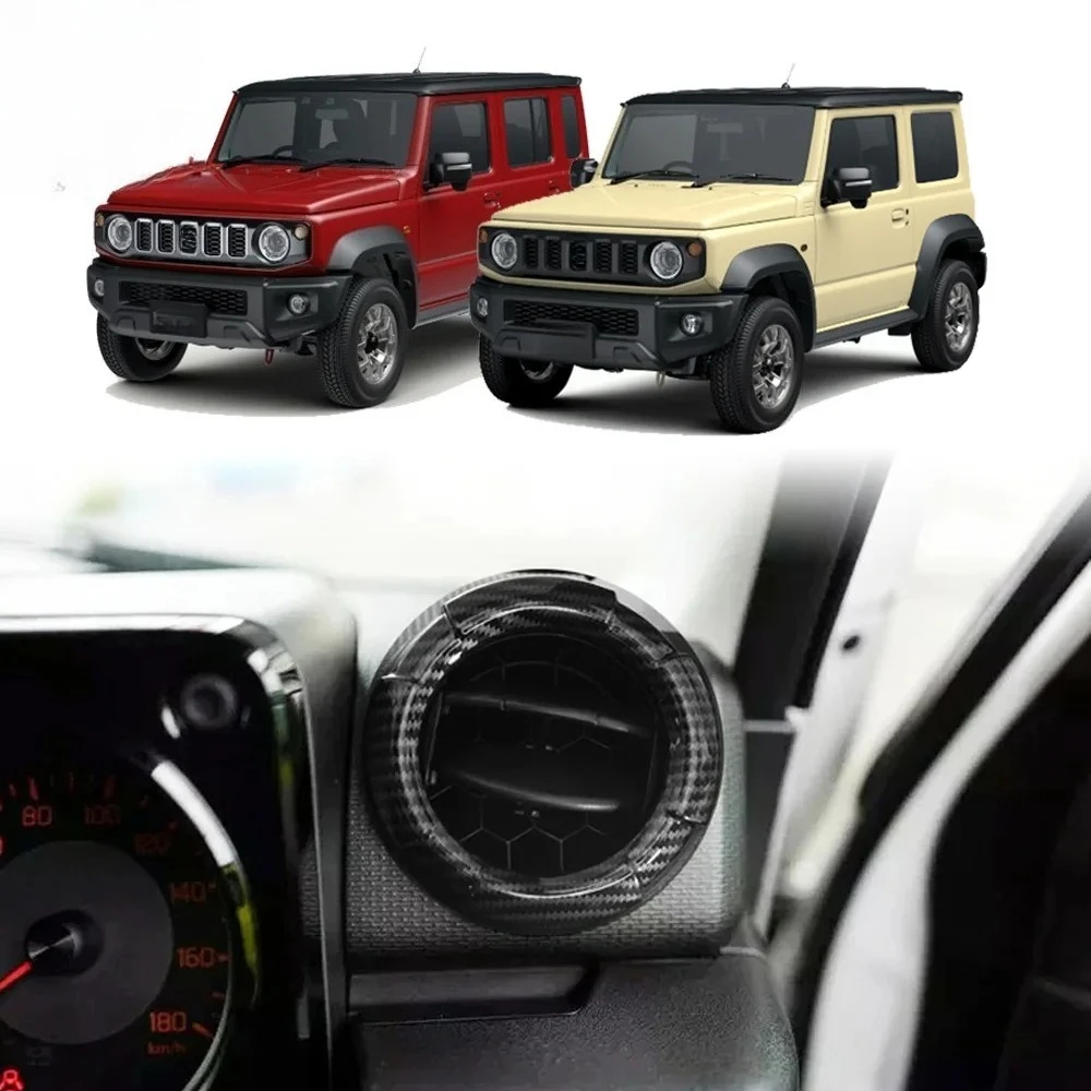

Interior Accessories for Jimny Car Dashboard Air Conditioning Air Outlet Vent Trim Cover Sticker for Suzuki Jimny 2019+