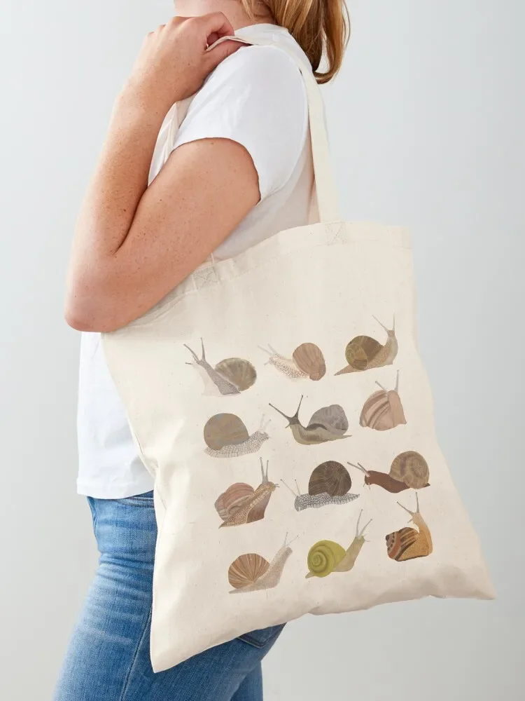 Snails Tote Bag Gift bag canvas tote large tote bag