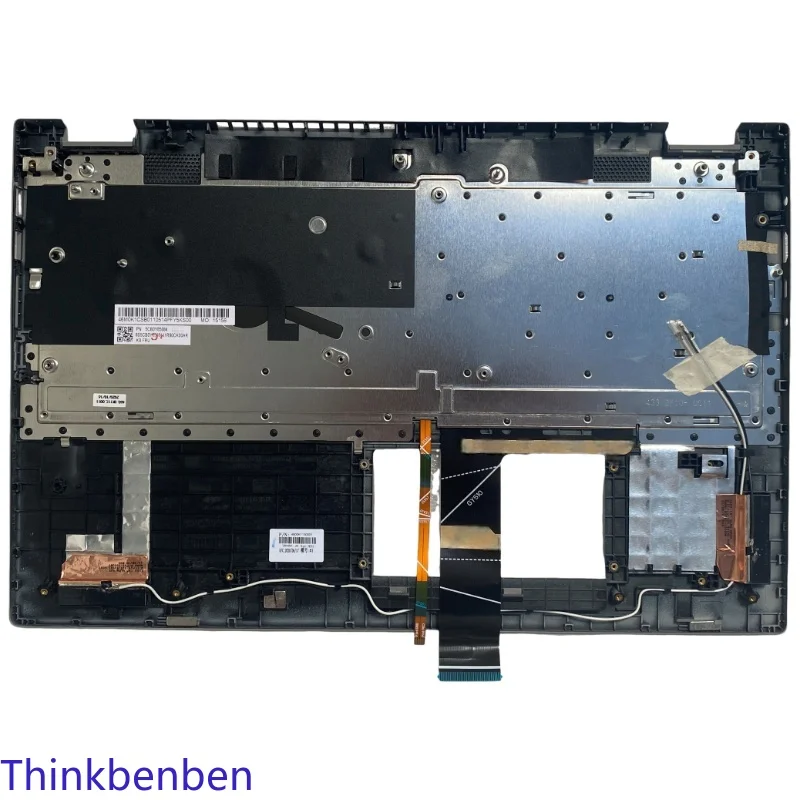 US English Platinum Grey Keyboard Upper Case Palmrest Shell Cover For Lenovo Ideapad Flex5 15 15ALC05 15IIL05 15ITL05 5CB0Y85684
