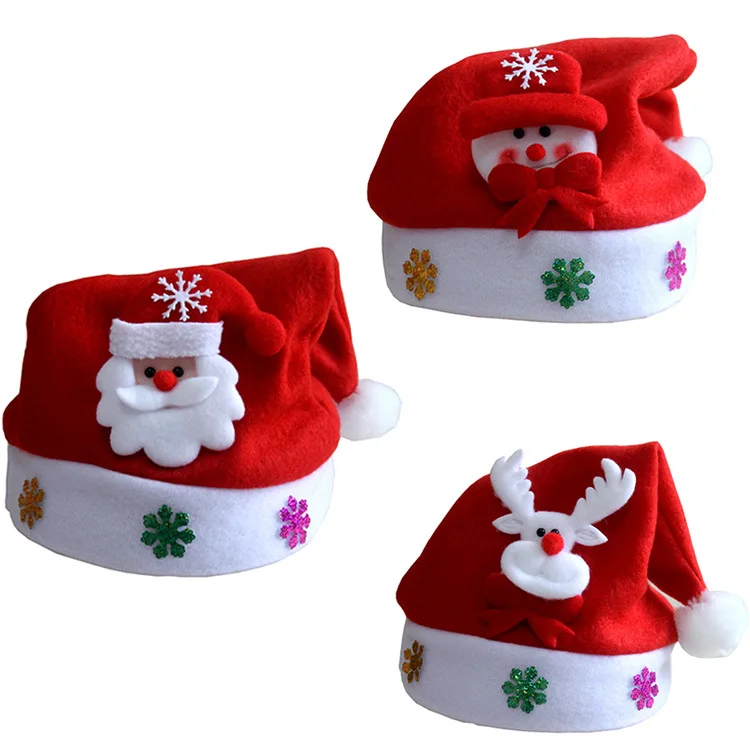 

Fashion Christmas Hats Children's High-end Canary Christmas Hat Christmas Adult Cartoon Hats Party Ornaments Gift for Children