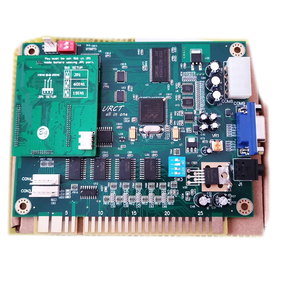 pandora box Classic arcade game board, 19 / 60 in 1, Jamma, video