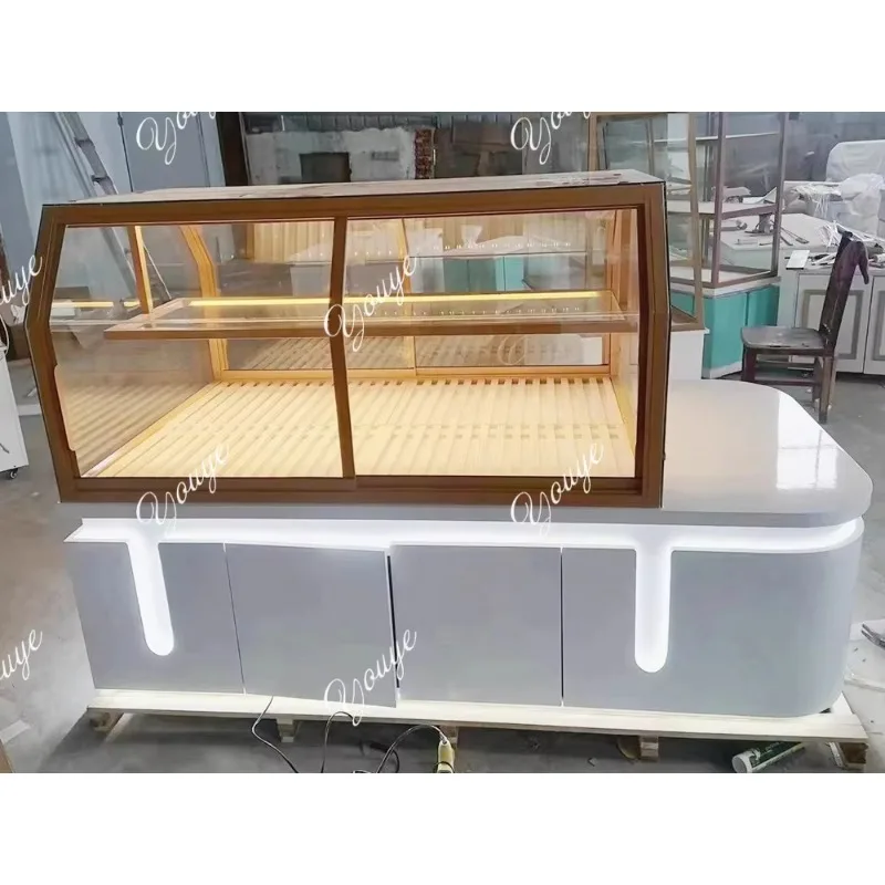 Q Commercial Bread Cabinet Curved Nakajima Cake Cabinet Pastry Model Display Cabinet Japanese Baking Display Stand