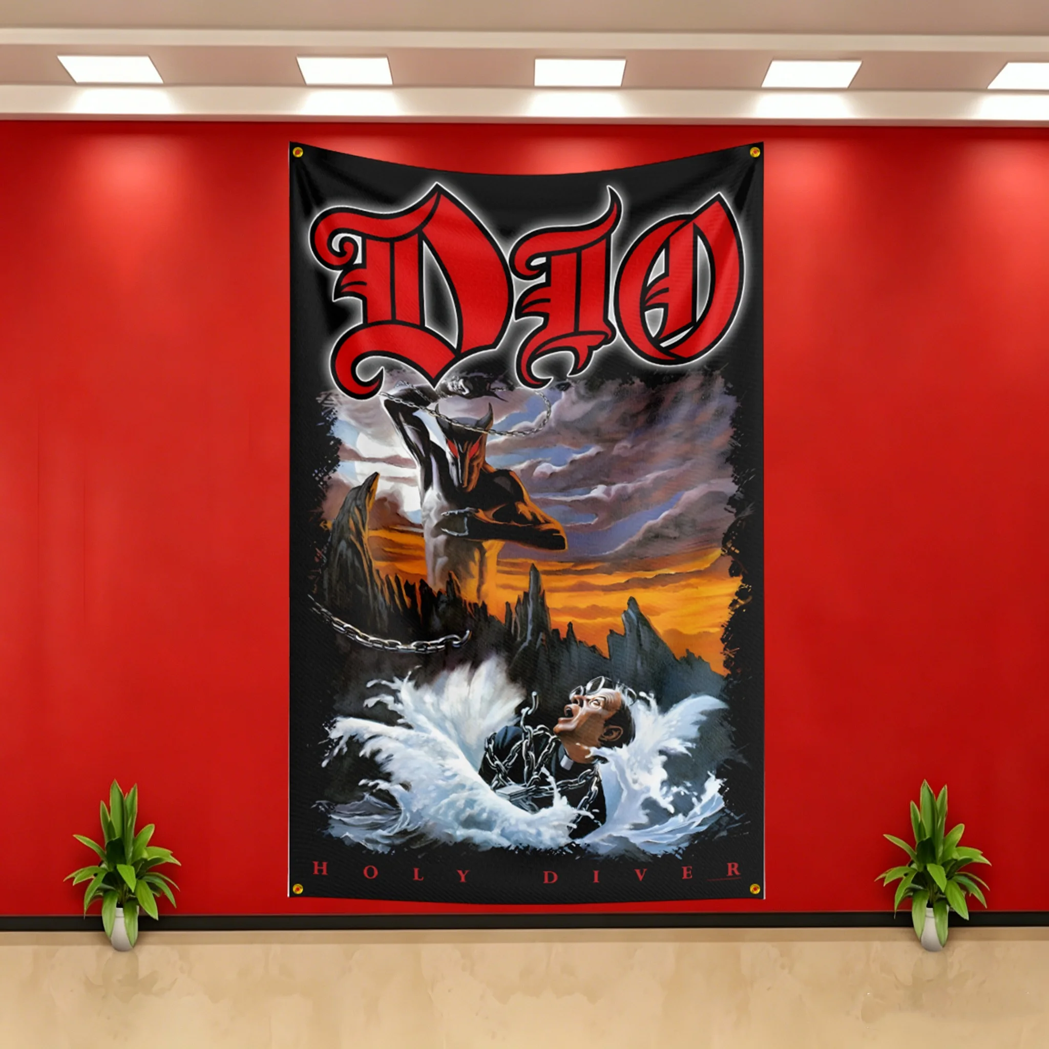 Music Flag 3x5ft for dio band Fans Banner Bedroom Living Room Dorm Garage Wall Decor Tapestry Custom Advertising Flaga