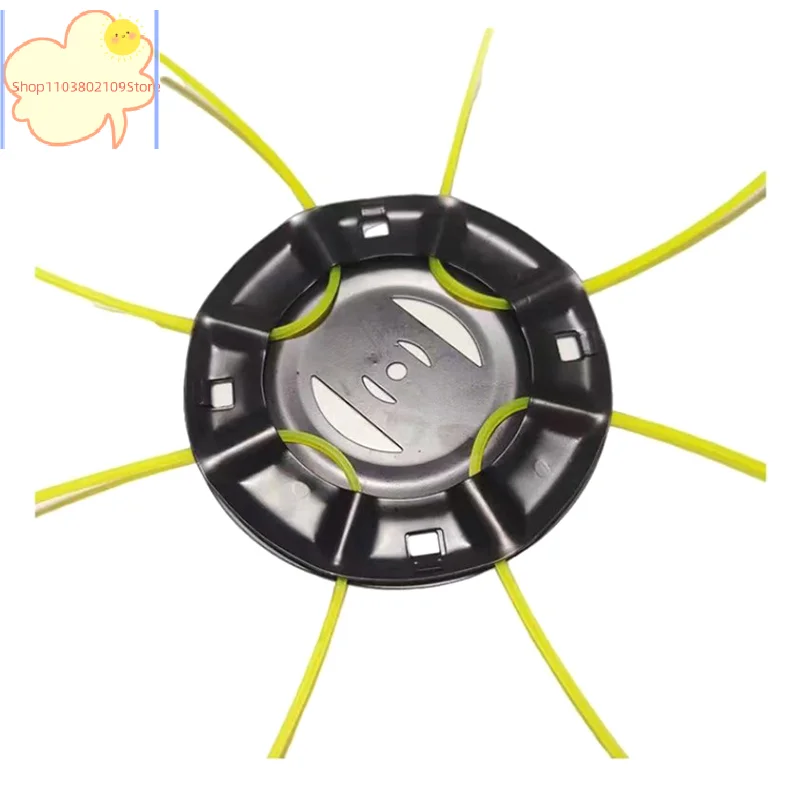 【HT】Steel Lawn Mower Head Free 4 Lines Replacement Gasoline/Lithium Grass Trimmer Head Removal Of Garden Weed Brushcutter Part