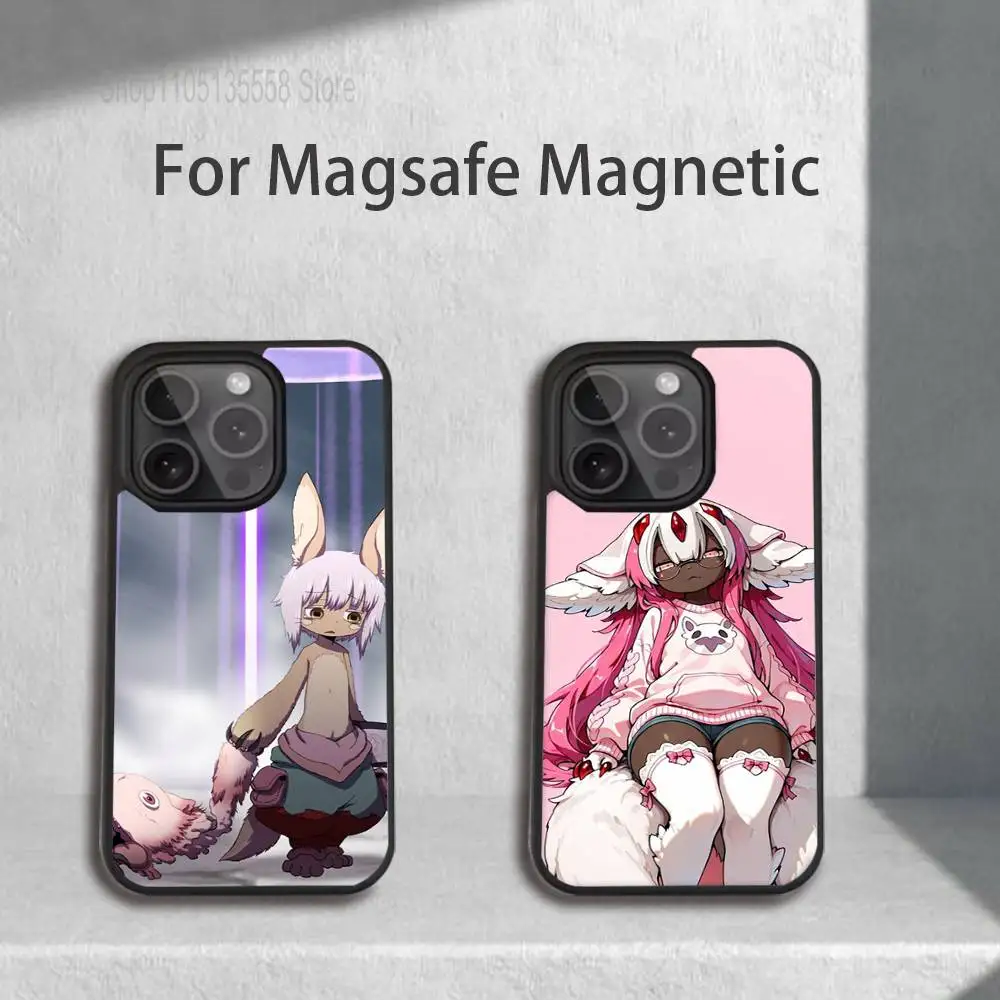 

M-MADE IN A-ABYSS F-Faputa Phone Case For iPhone 17,16,15,14,13,12,11,Pro,Max,Plus,Mini,SE4,E Magnetic Magsafe Wireless Charging