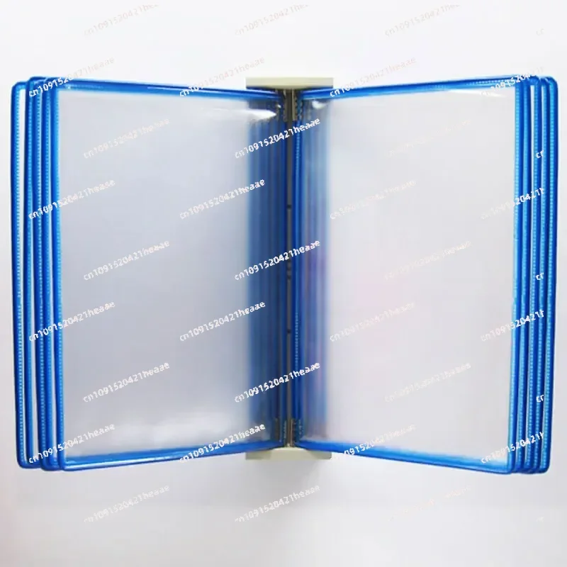 Suitable for Manual Data Display Rack metal Frame Material  Flipping Folder A4 Wall Mounted Standard Operation
