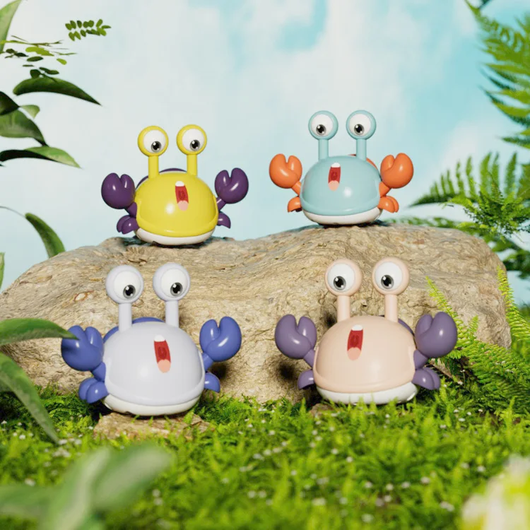 الزحف كراب لعبة طفل رضيع البطن الوقت كراب لعب للطفل الجمود التراجع الزحف المشي لطيف الناسك السرطانات لعبة هدية