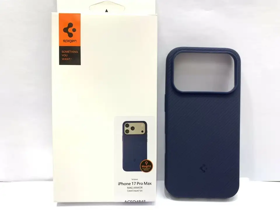 غطاء مغناطيسي Spigen لمكنسة iPhone 17Pro Max Magsafe غطاء حماية ناعم من TPU بنمط قطري - 6