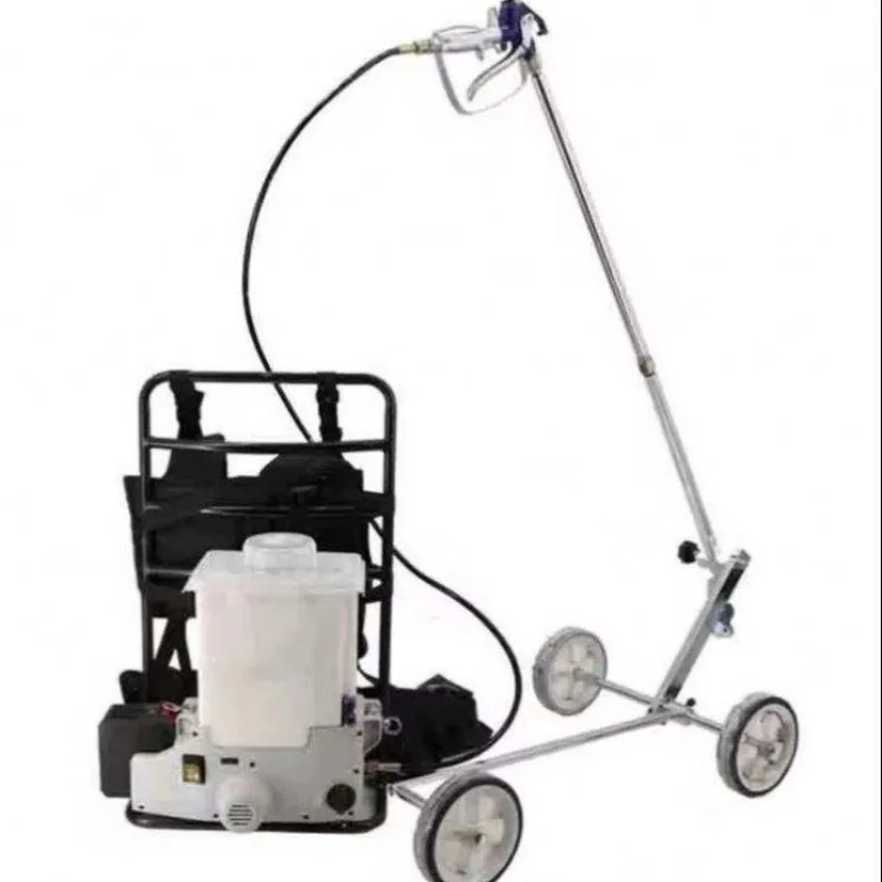 Backpack marking machine Paint road ground Playground Factory parking spray painting Basketball parking space spray painting
