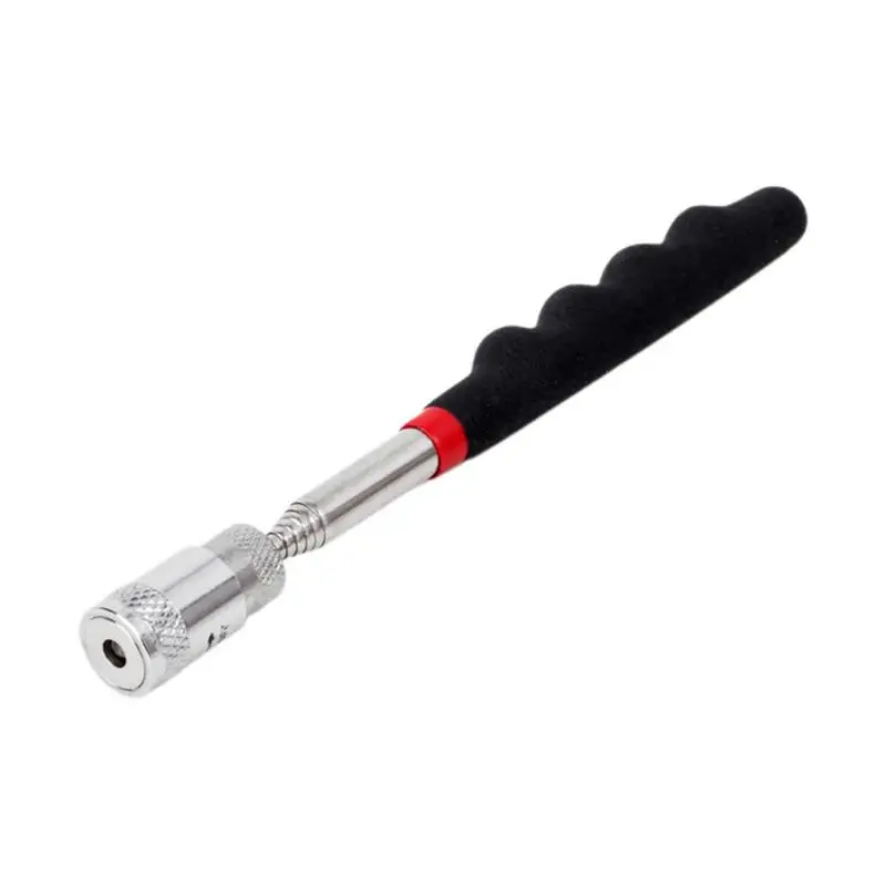 Telescoping Magnetic Grabbers LED Light Magnetic Pick-up Tool With Pocket Clip Retrieving Magnet For Screw Nut Pins