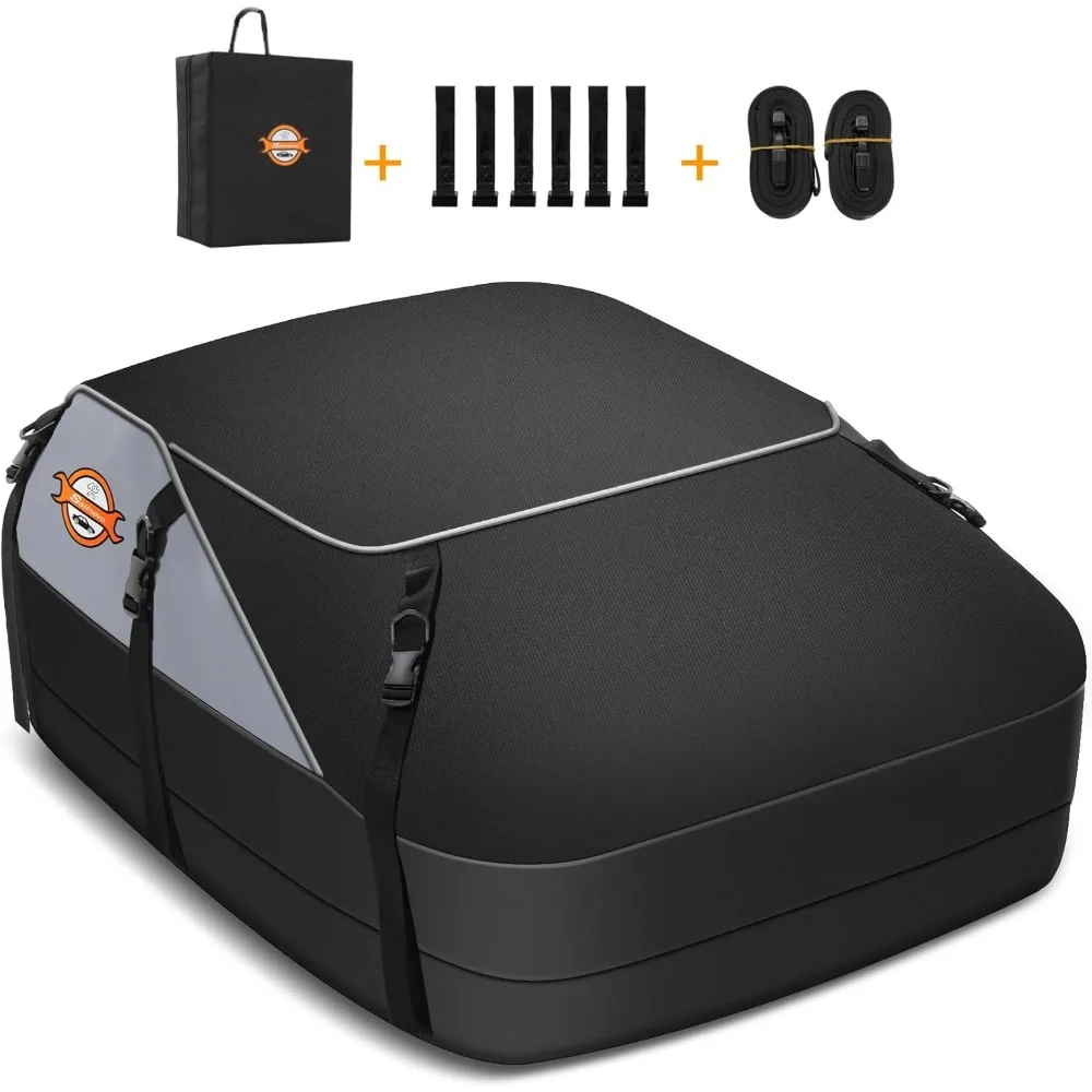 

Waterproof Car Rooftop Cargo Carrier Bag 20 Cubic Feet with Storage Bag, Fits Most Vehicles