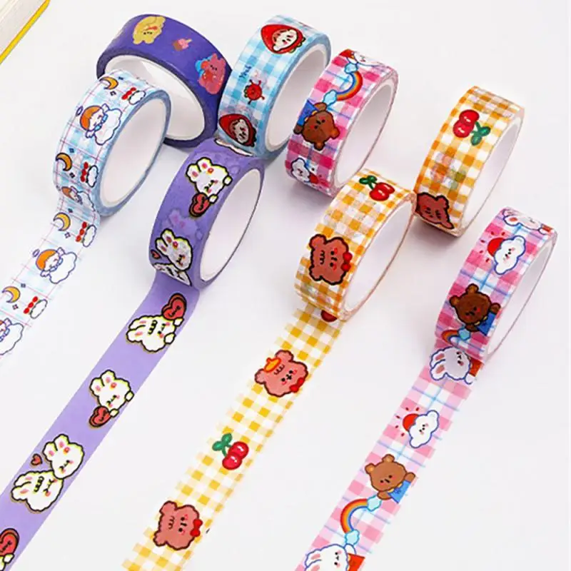 미니 컬러 실용적인 컴팩트 만화 미니 내구성 어린이 스티커 스티커, 8 가지 스타일, 넓은 적용 범위, 1 롤