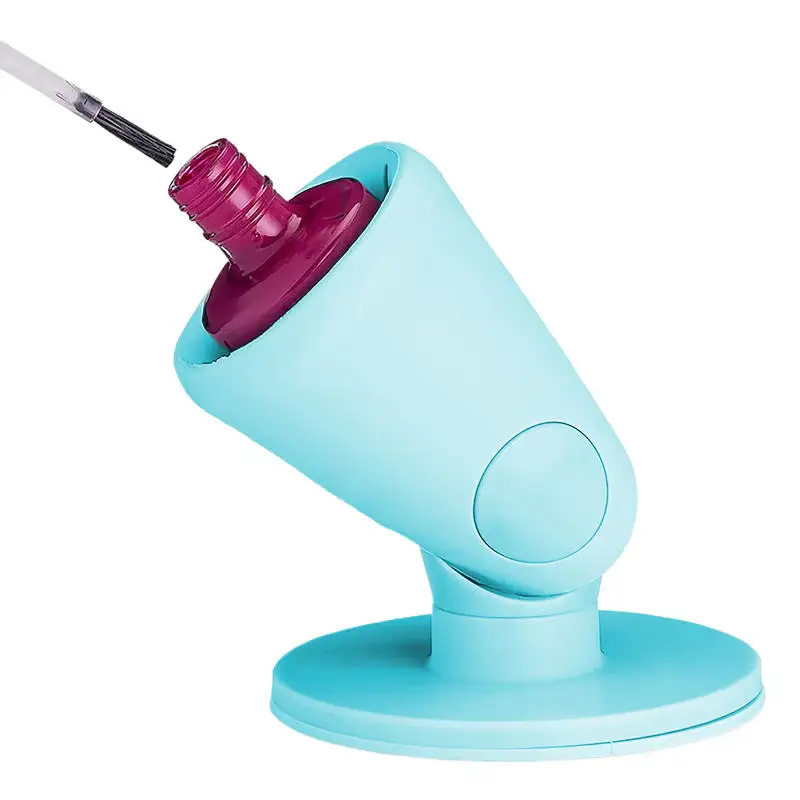 

Nail Polish Bottle Holder Anti Spill Silicone Clamp Adjustable Angle Stand Anti Overflow Manicure Tool for Nail Art Salon