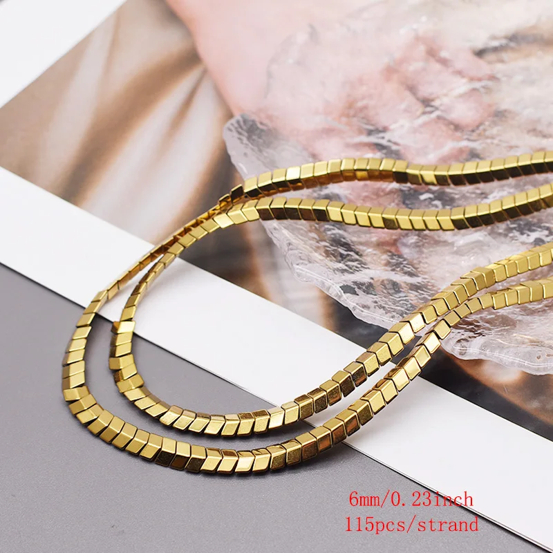 Überzug Gold Farbe Retention Natürliche Hämatit Stein Spacer Lose Perlen Für Schmuck Machen Diy Armbänder Finden