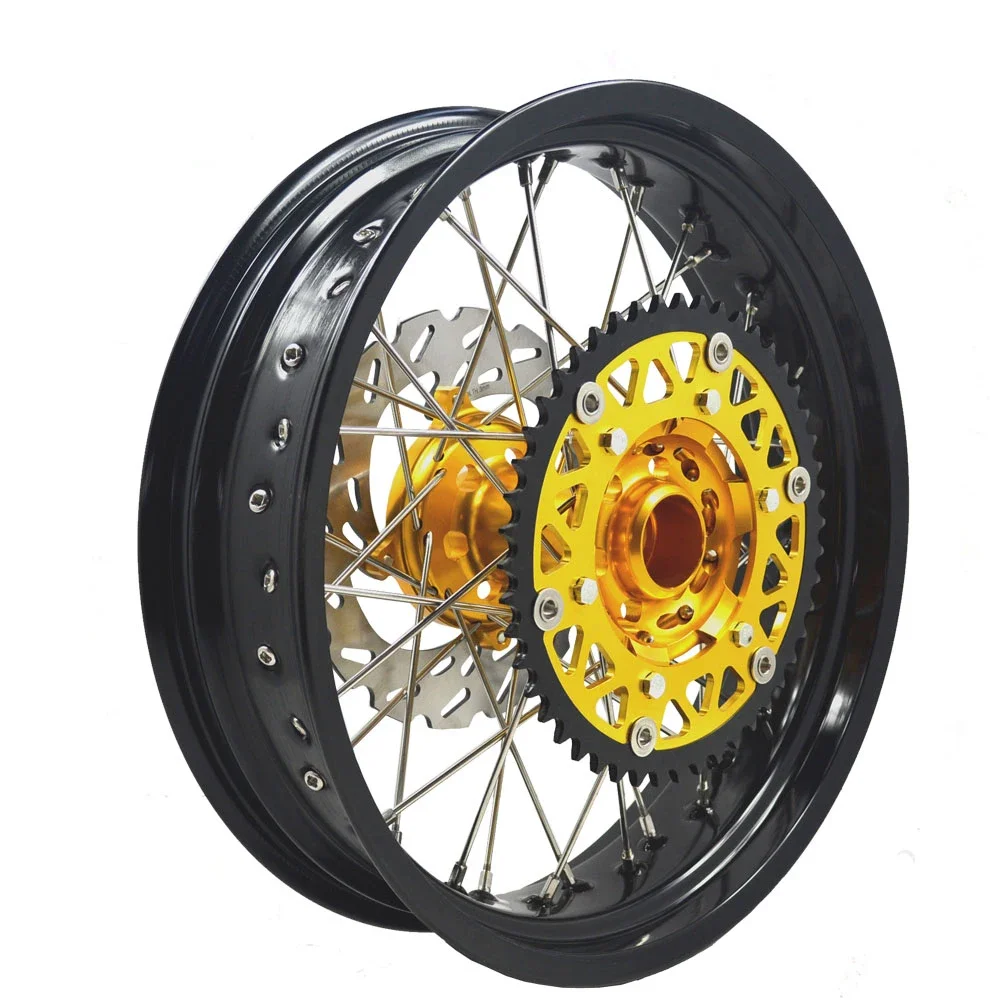 

Motorcycle Alloy Front And Rear Complete Wheels Assembly For RMZ250 RMZ450
