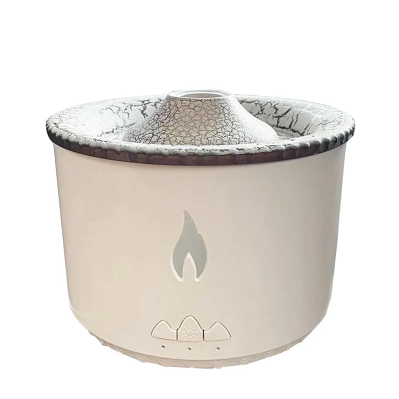 

3D Flame Humidifier Oil Aroma Diffuser 350ML Humidifier for Living Room Office Fragrance Sooth Sleep Atomize EU Plug