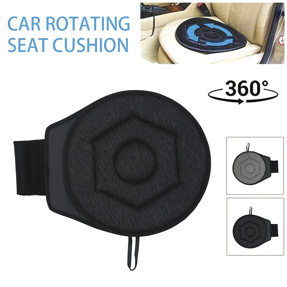 Coussin de Siège de Voiture Rotatif à 360 ° Anti-ALD, Respirant, Universel, Aide à la Mobilité, pour Véhicule