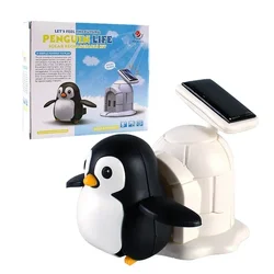 DIY Science and Education Puzzle Toy Solar Penguin Life Rechargeable KitScience Experiment DIY Material Pack Gift for Children