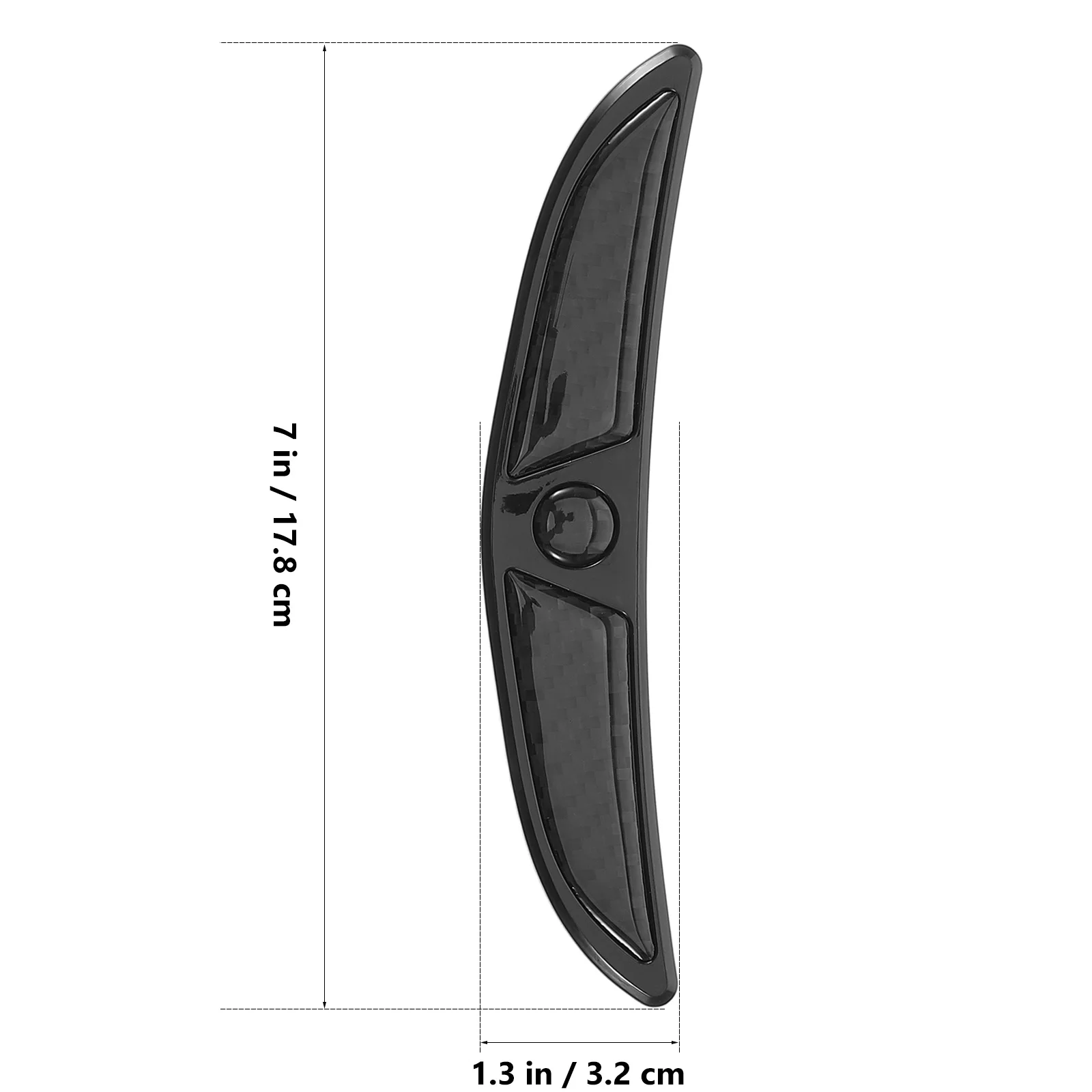 1 زوج العالمي عجلة السيارة الحاجب شرائط بولي يوريثان ألياف الكربون المضادة للخدش الشارات سهلة التركيب حماية ديكور إمدادات السيارات