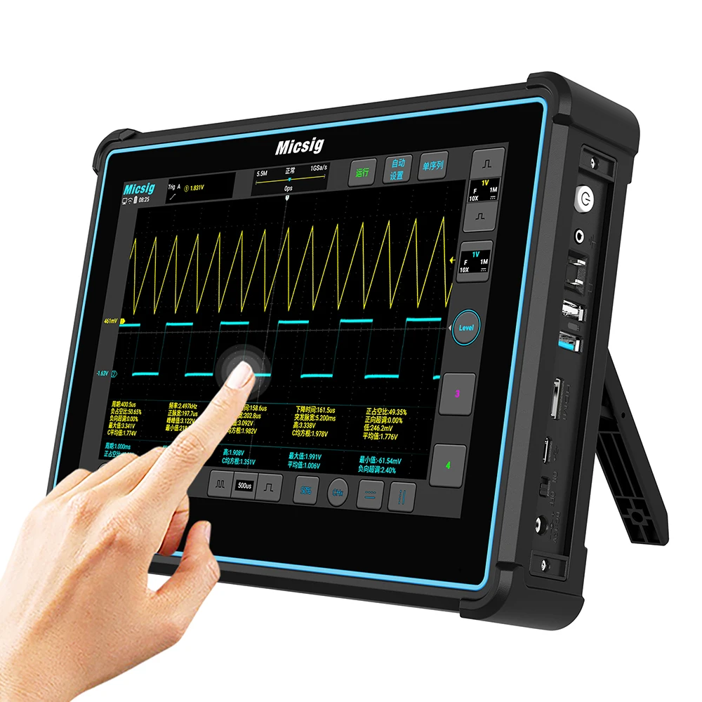 Micsig TO2002 Oscilloscopio digitale 2 canali 1GSa/S Oscilloscopio tablet multifunzione e ad alte prestazioni