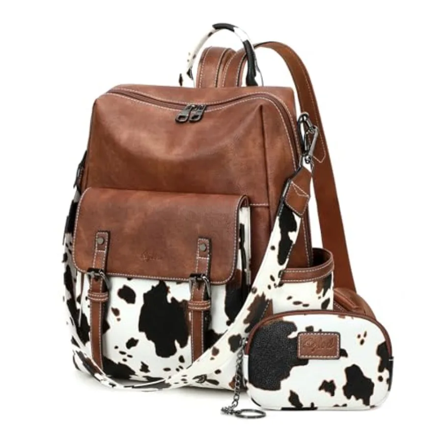 

Backpack Purse for Women PU Leather Back Packs Designer Ladies Shoulder Bag Fashion Faux Work Travel Handbags