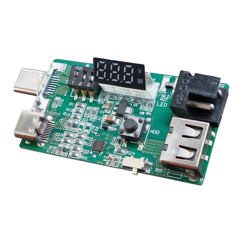 USB Power Delivery 3.1 Test Module with Adjustable Voltage Selection via DIP Switch for Engineering and Production Testing