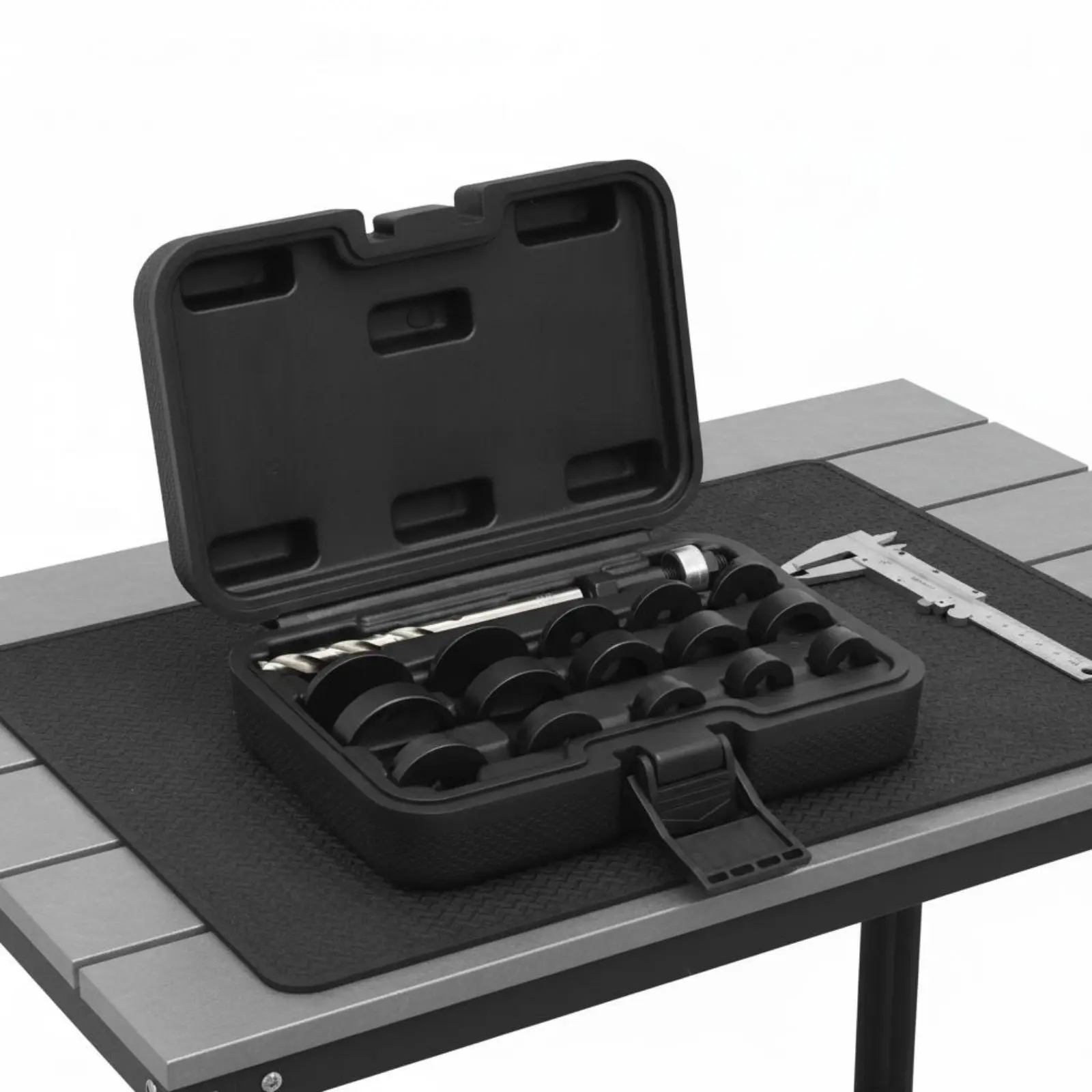 

17 Pieces Parking Sensor Hole Cutter Precision Cutting Parking Sensor Drill Kit Car Bumper Cutter Set Heavy Duty
