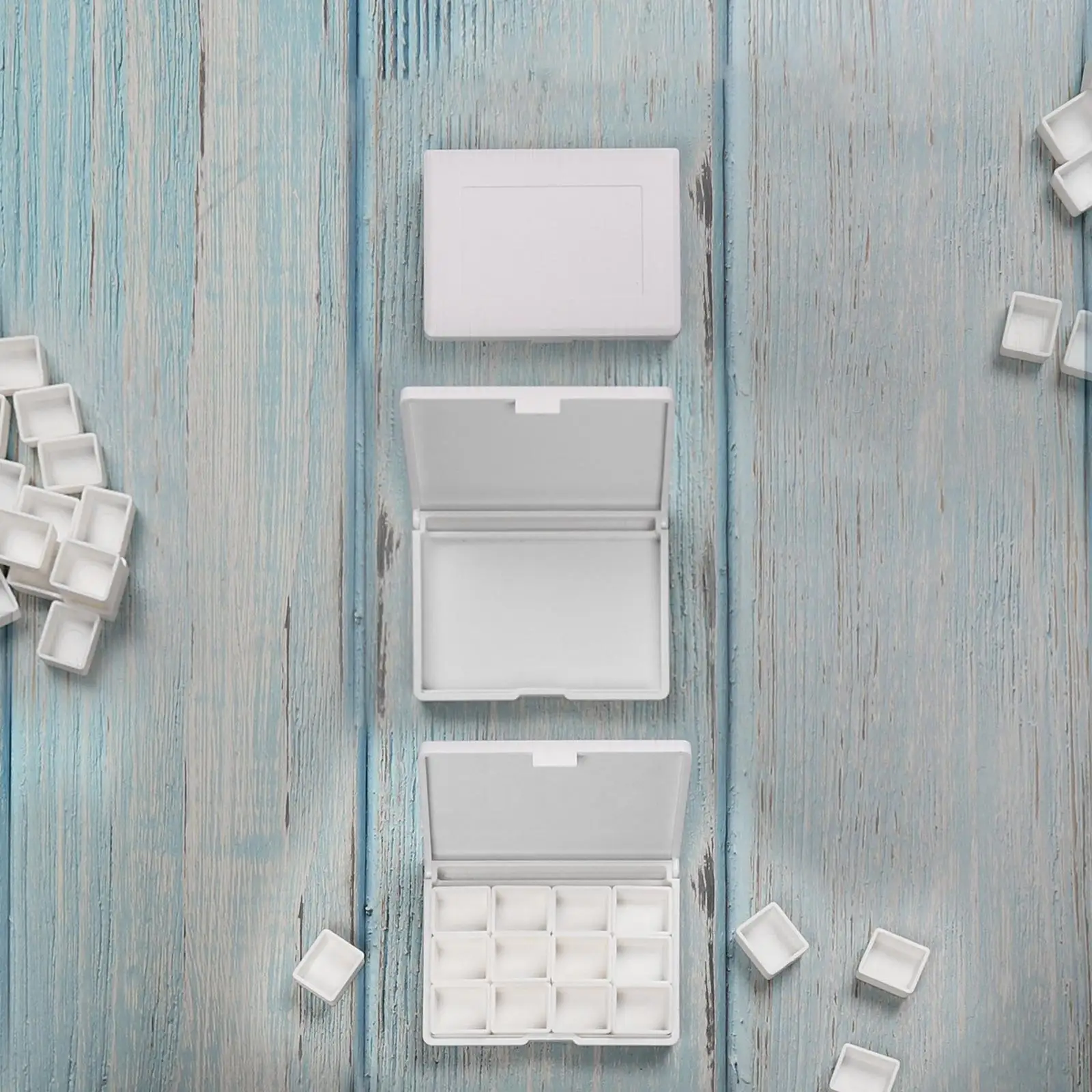 Durable Plastic Paint Palettes For Various Art Projects Not Easy To Break Or Deform Multipurpose